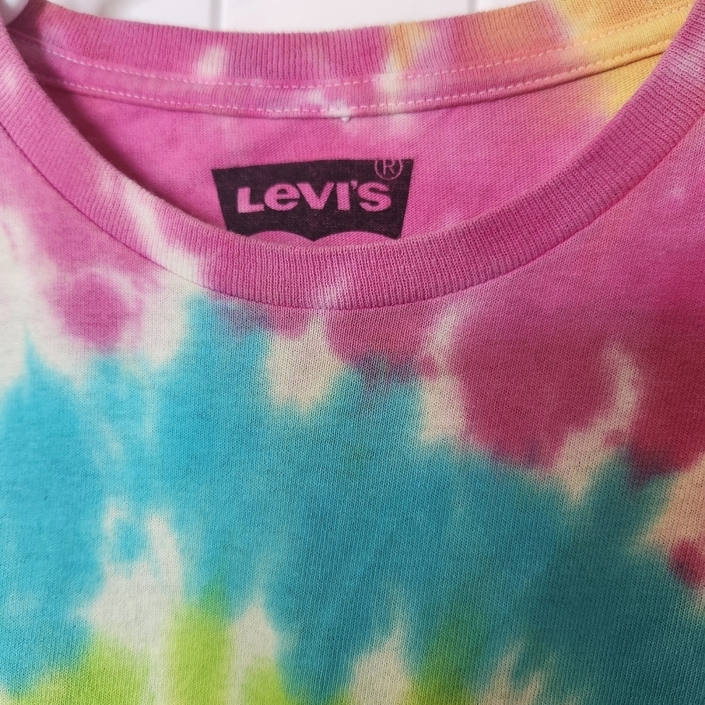 Levi's Rainbow Spiral Tie-Dye T-shirt - Picture 5 of 5